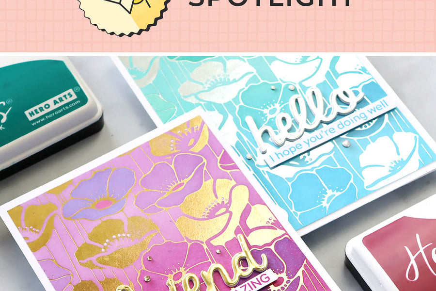 In The Spotlight: Poppy Field Hot Foil Plate