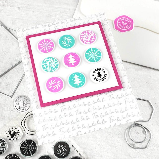 Holiday Faux Wax Seals