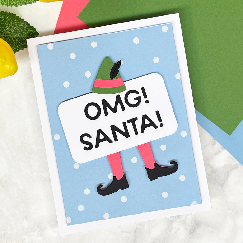 VIDEO: Foiled Snowy Background + Sassy Elf Dies