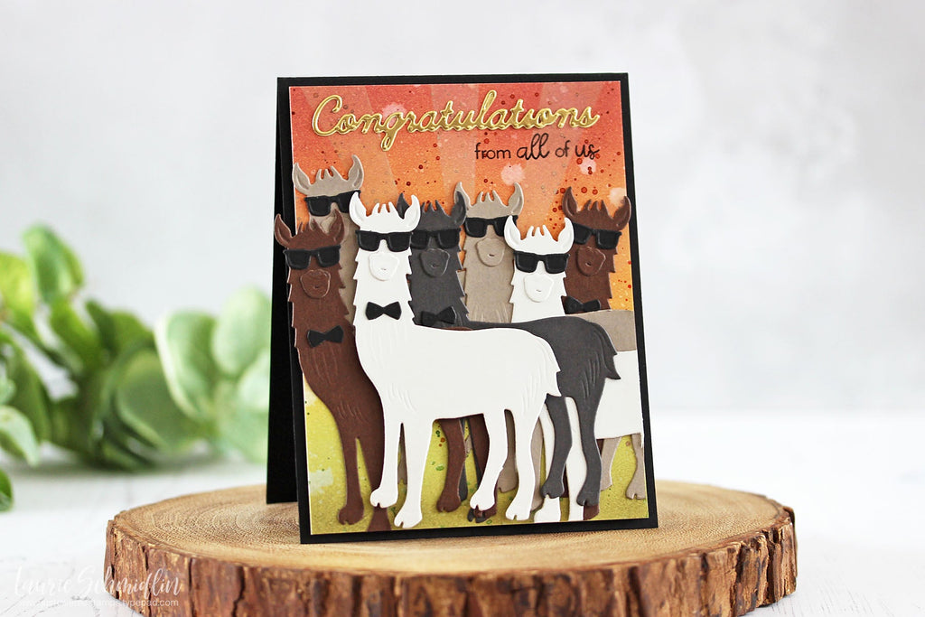 Die D-Lites Inspiration | Hip Llama Card with Laurie