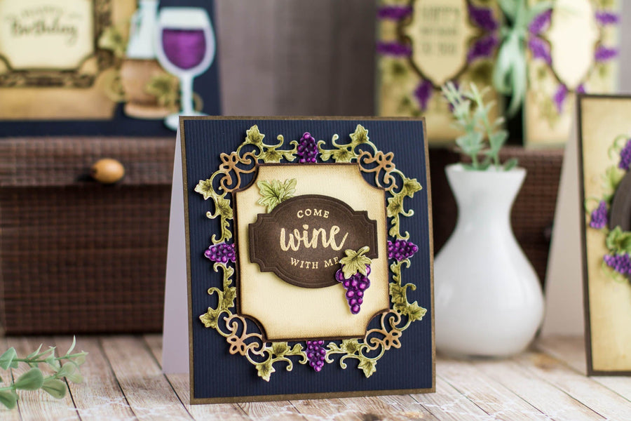Cardmaking Inspiration | Come Wine With Me with Elena