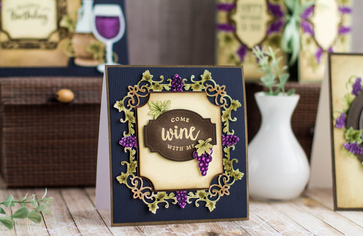 Cardmaking Inspiration | Come Wine With Me with Elena