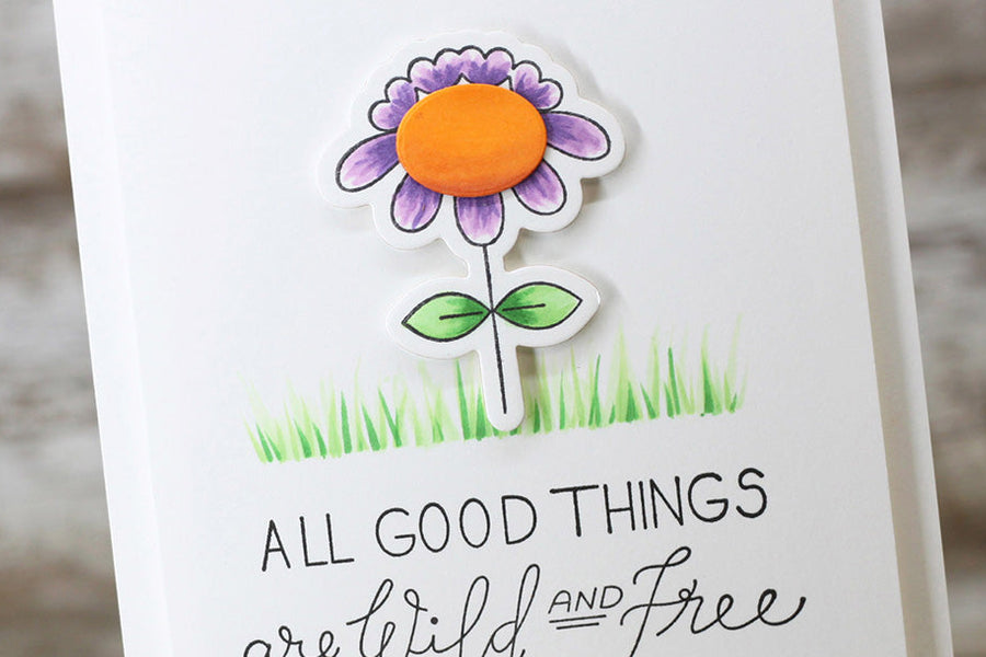 Love Set Match Inspiration | Clean & Simple Floral Card with Laurie