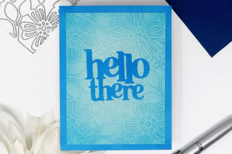 Embossing with  a Cover Plate Die