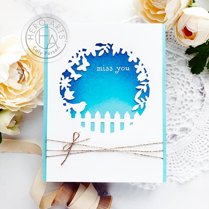Ink Blending On Colored Cardstock