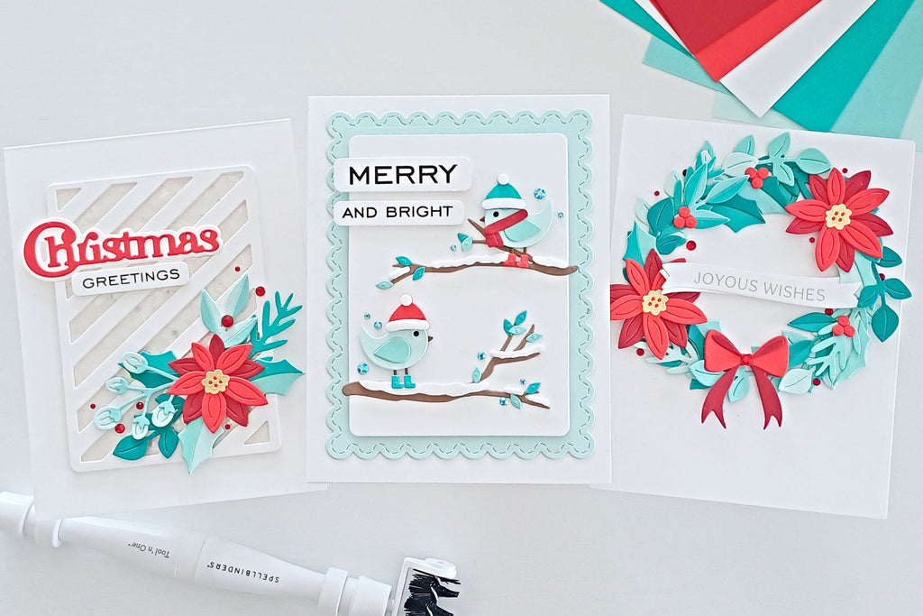 Get Into The Holiday Spirit With Sweet Birds, Pretty Wreaths and Fun Shakers!