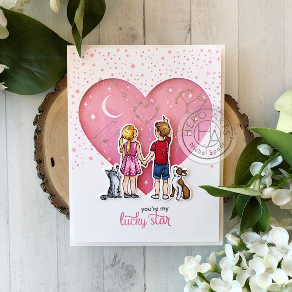 Lucky Star Love-Themed Card