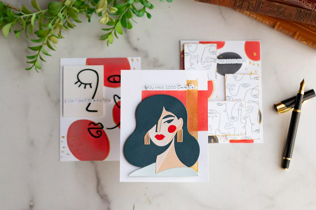 Modern Abstract Cardmaking with the All My Senses Collection by Jaycee Gaspar