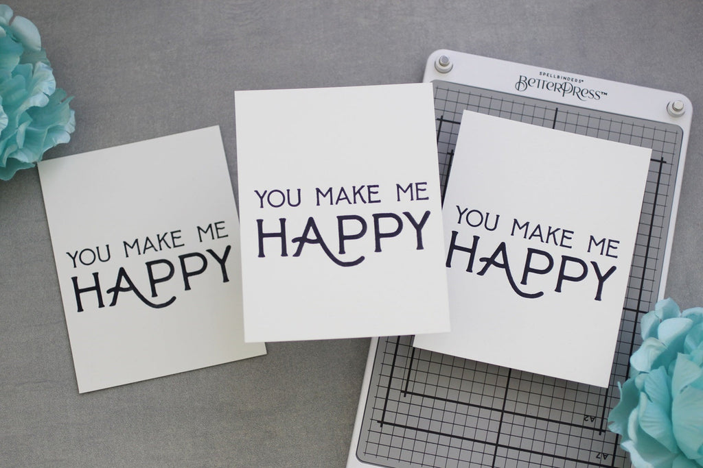 Betterpress-ing on Different Types of Cardstock