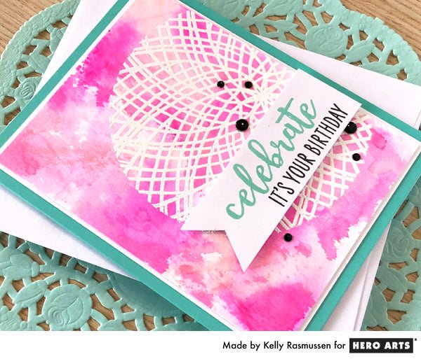 Masked Floral Mandala Background