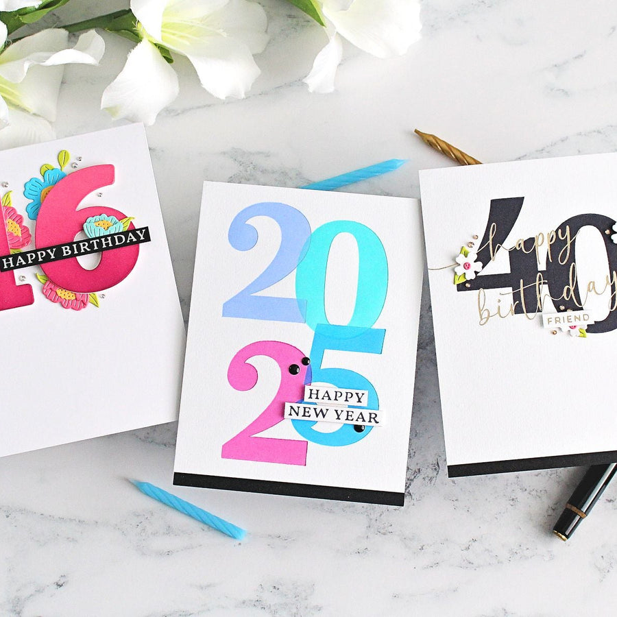 Numbers Count! | 3 Ways to Personalize Cards With Numbers