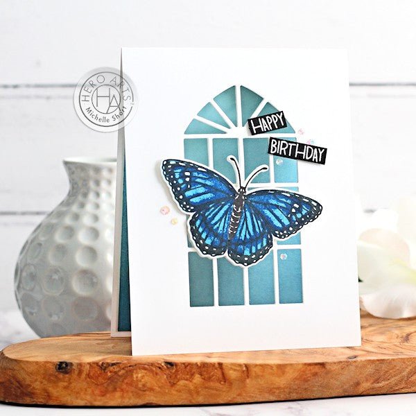 Monarch Butterfly Window