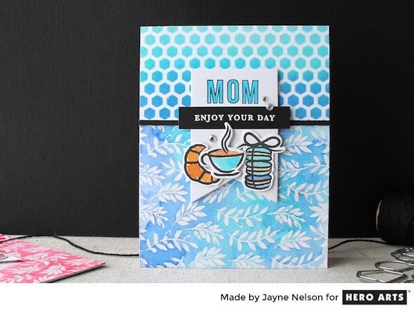 Mother’s Day Cards with Mixed Pattern Backgrounds