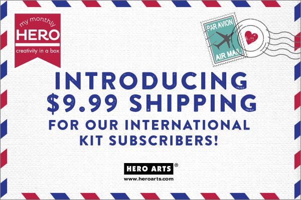 New! Lower Shipping for International Subscribers