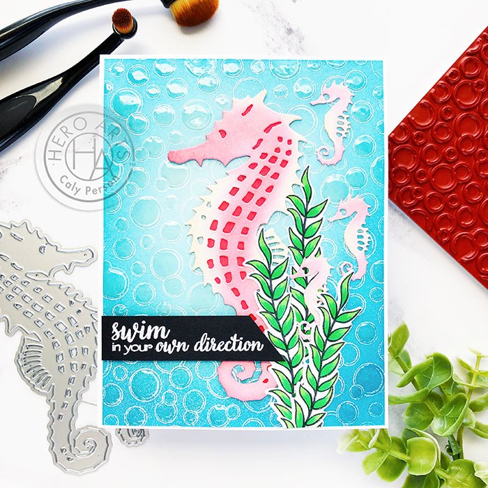 Paper Layering Seahorse