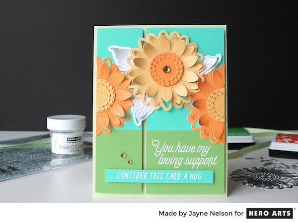 Paper Layering Sunflowers