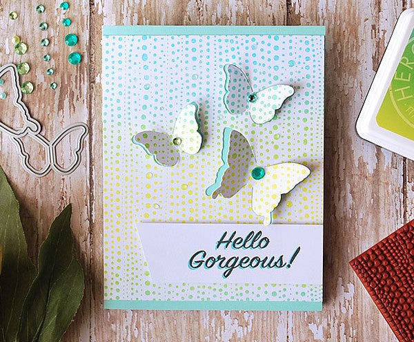 Pearl String Bold Prints Card
