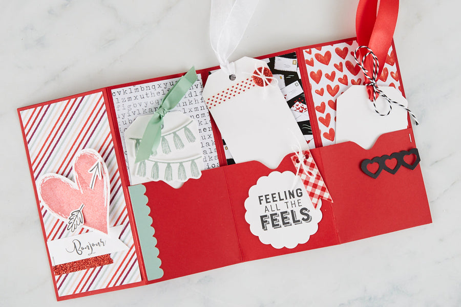 Follow Your Heart | Valentine's Pocket Card Tutorial