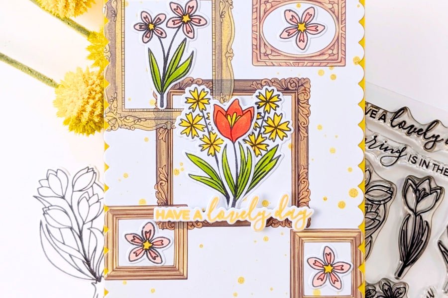 Create a Floral Masterpiece with Hero Transfers & Stamps