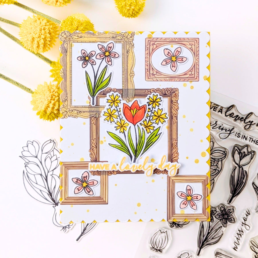 Create a Floral Masterpiece with Hero Transfers & Stamps