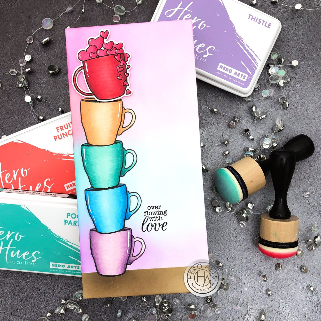 Rainbow Blended Coffee Mugs