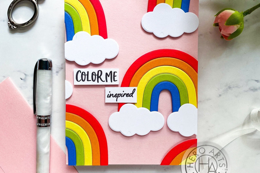 Rainbow Inspiration from an Unexpected Place - Hero Arts
