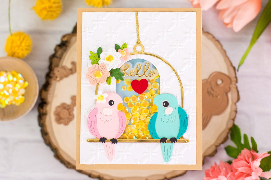 Step by Step Tutorial: How to Make an Easy Shaker Card