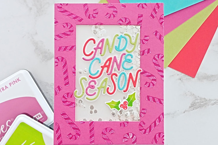 Video: Create A Sparkly Christmas Card With Lots Of Texture