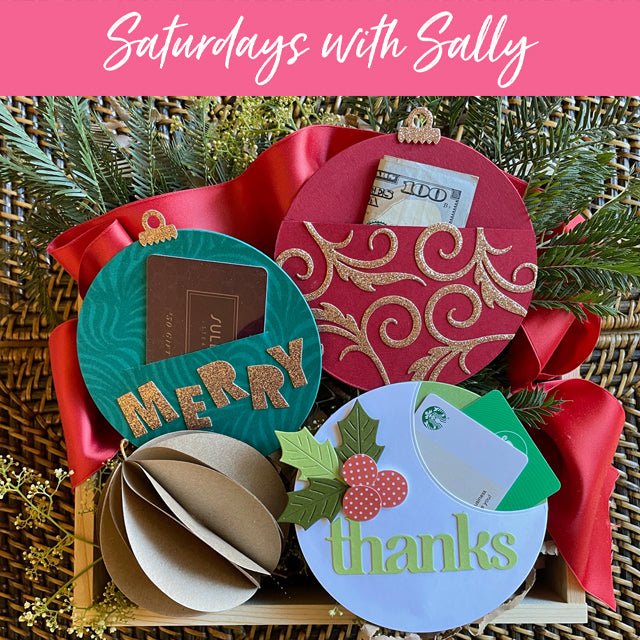 Saturdays with Sally - Circular Gift Card Holders