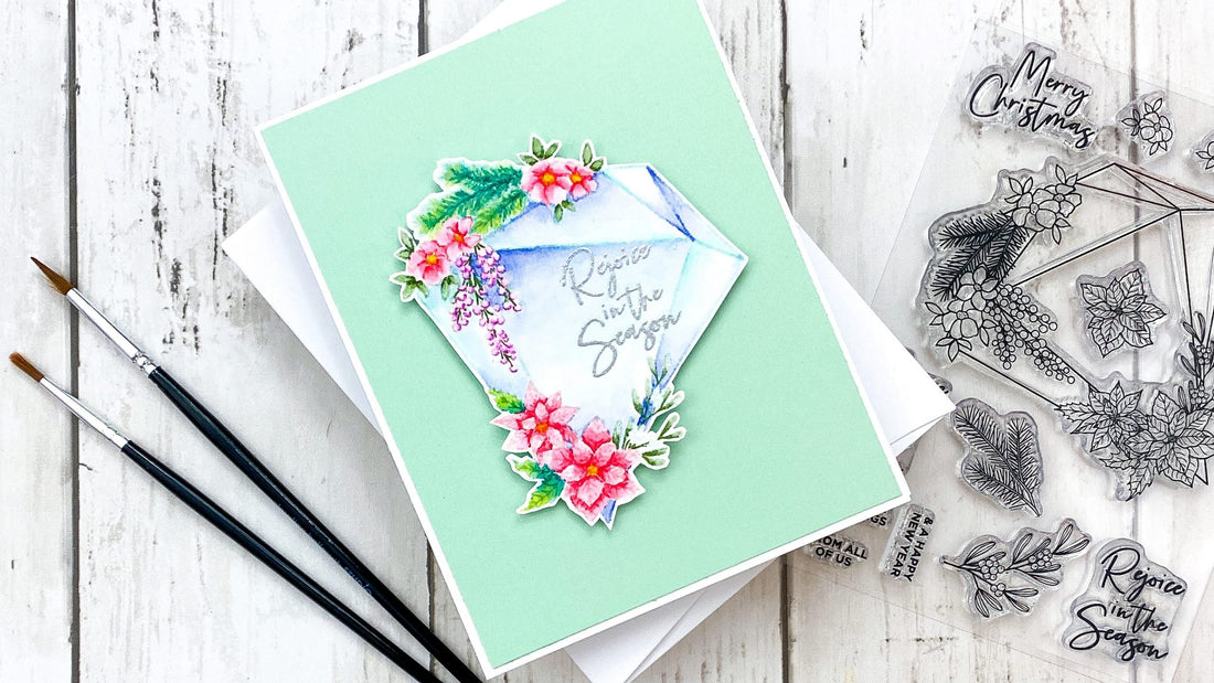 November 2020 Clear Stamp of the Month – Christmas Gem. Inspiration with Channin