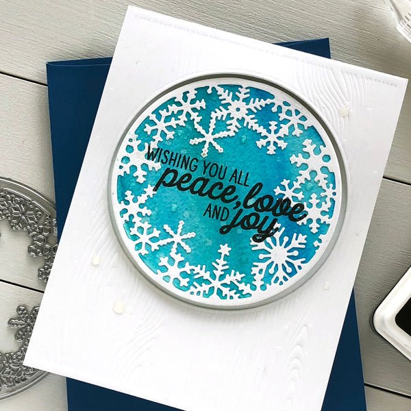 Snowflake Window Card