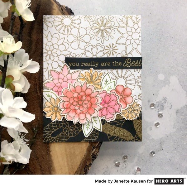 Sparkle & Shine with Gold Glitter Embossing