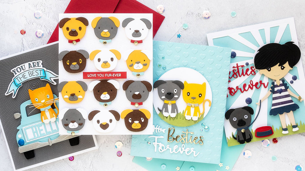July 2019 Small Die of the Month is Here – Besties Forever