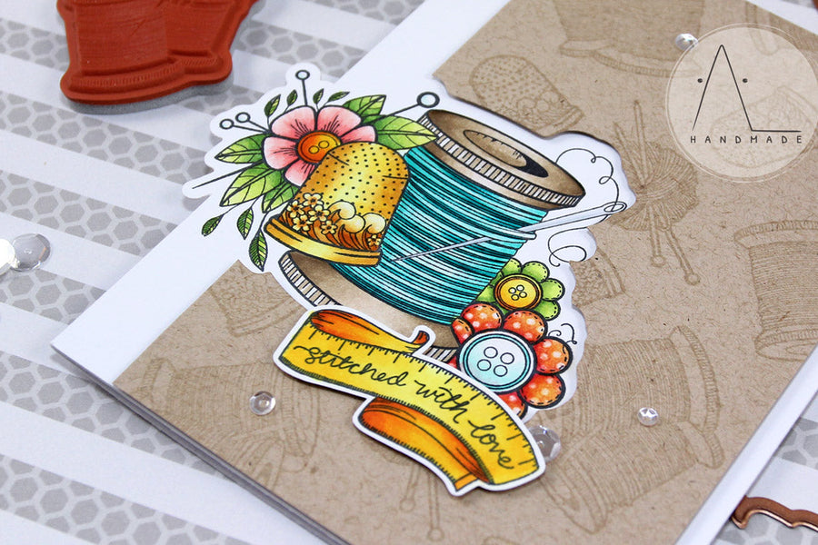Handmade Collection Inspiration | Sew Handmade Card with Anna