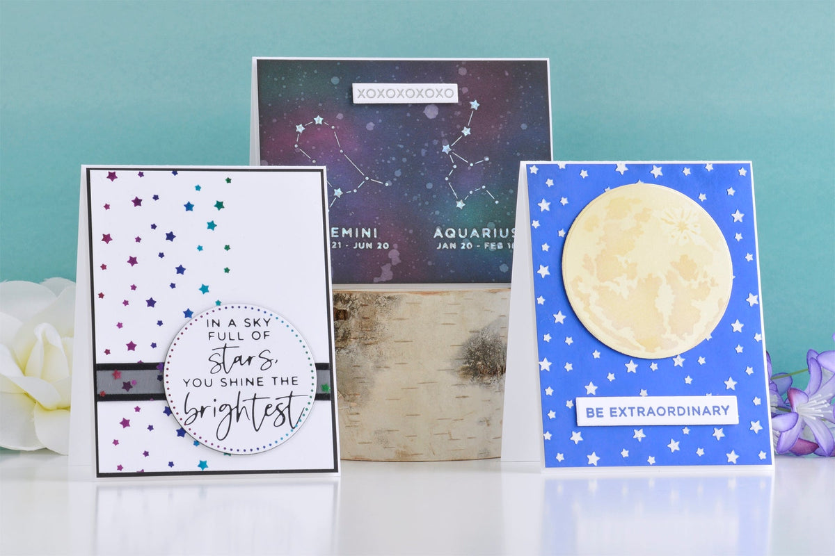 Celestial Zodiacs Collection – Clean and Simple Card Inspiration with Annie Williams