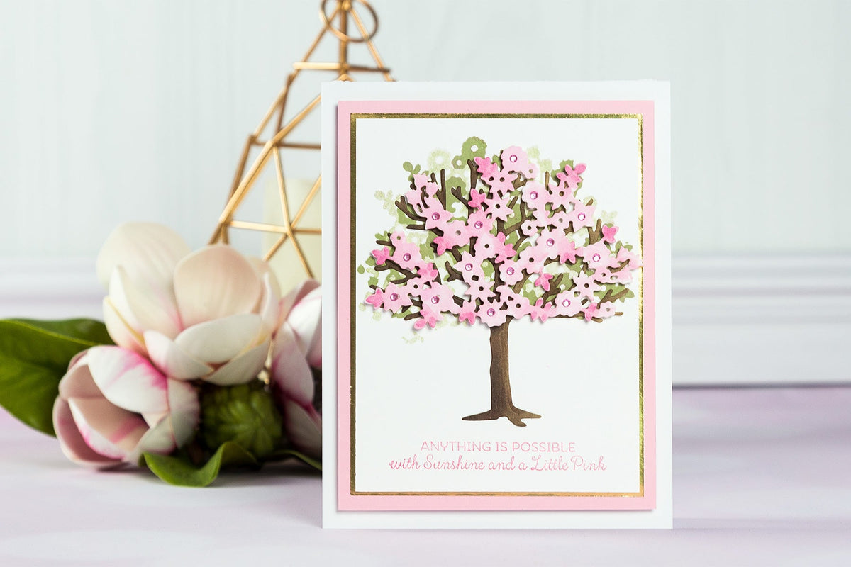 Cardmaking Inspiration | Little Pink Tree Card