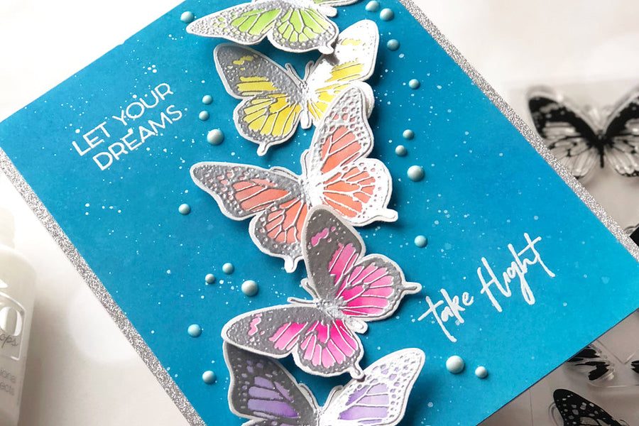 NEW Clear Stamps | Flowers & Butterflies with Brenda Noelke