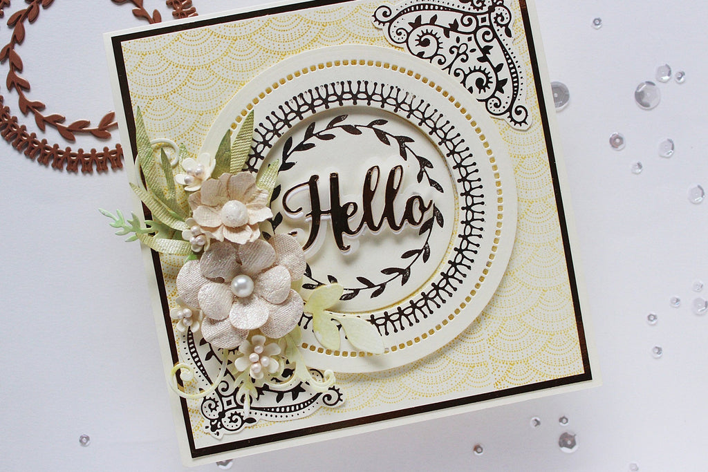 Glimmer Hot Foil Inspiration | Foiled Cards with Hussena Calcuttawala
