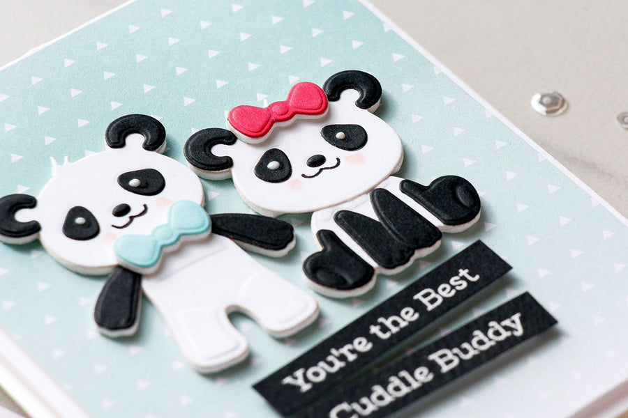 Cardmaking Inspiration | You’re The Best Cuddle Buddy Card Featuring Build A Panda with Yana