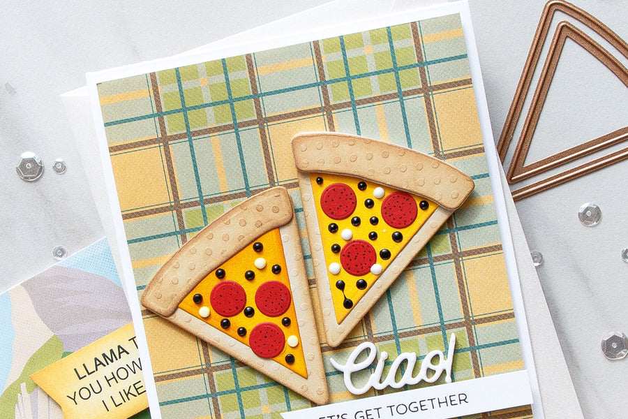 Cardmaking Inspiration | Let’s Get Together Card Featuring Party Food with Yana