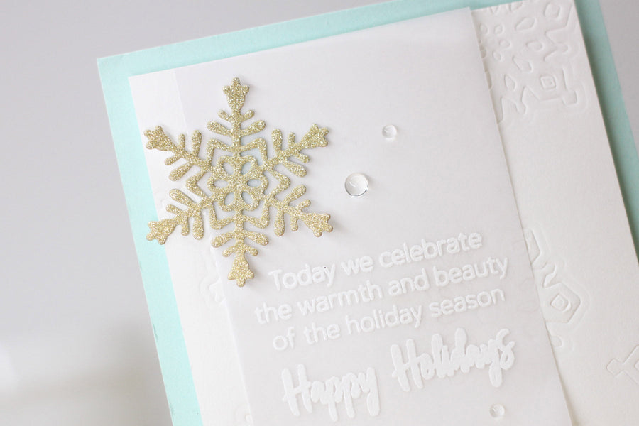 Die D-Lites Holiday Inspiration | Jumping into Christmas Cards with Laurie Willison