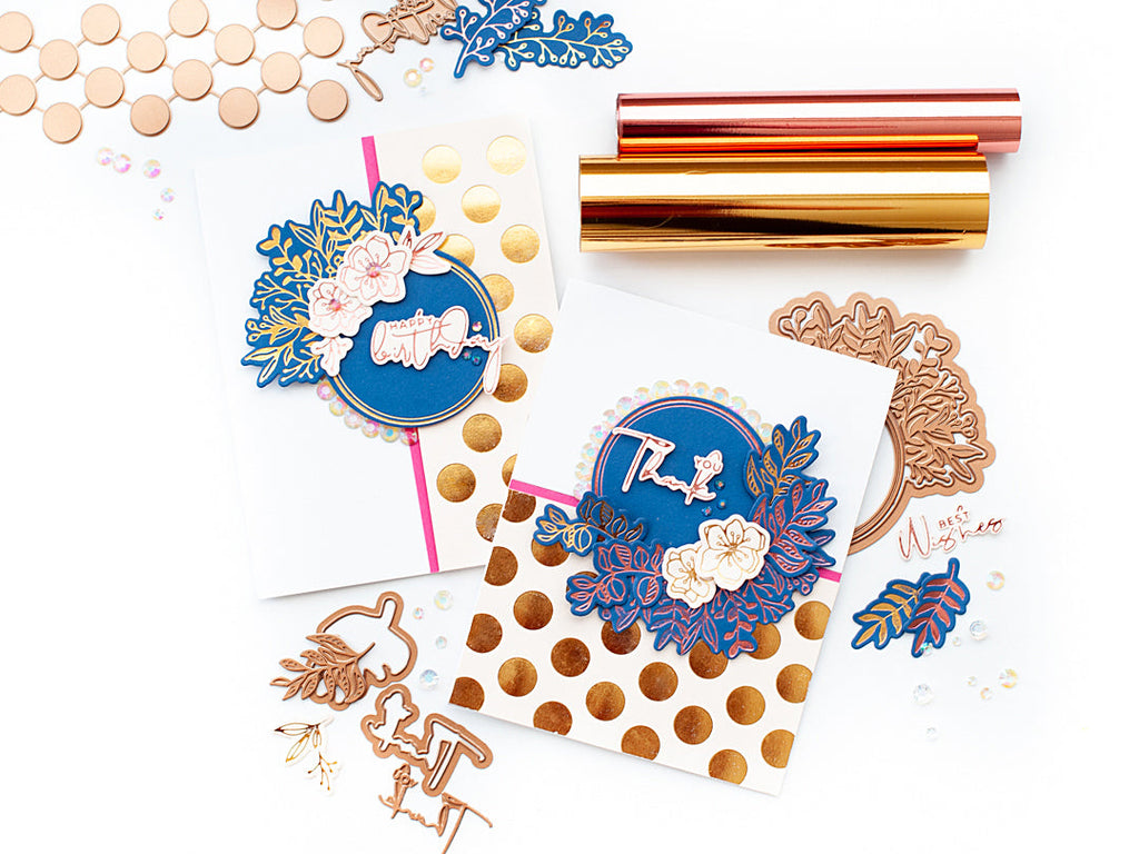 Yana's Foiled Basics Inspiration | Classy Card Set Featuring Foiled Basics with Lea Lawson