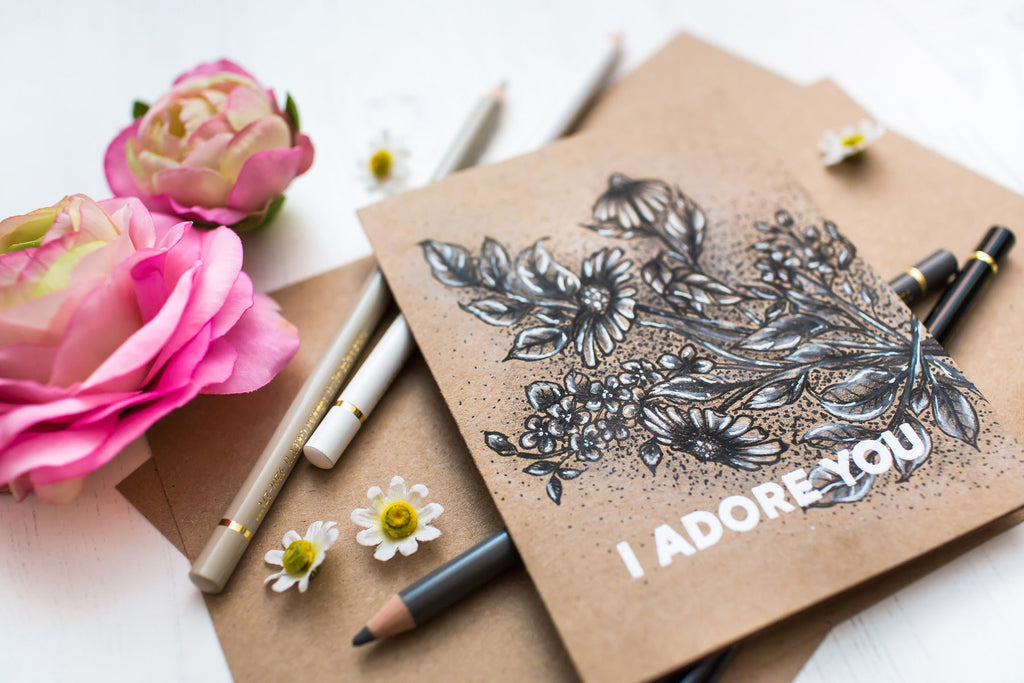 Just Add Color Inspiration | Monochromatic Floral Card with Mona Toth