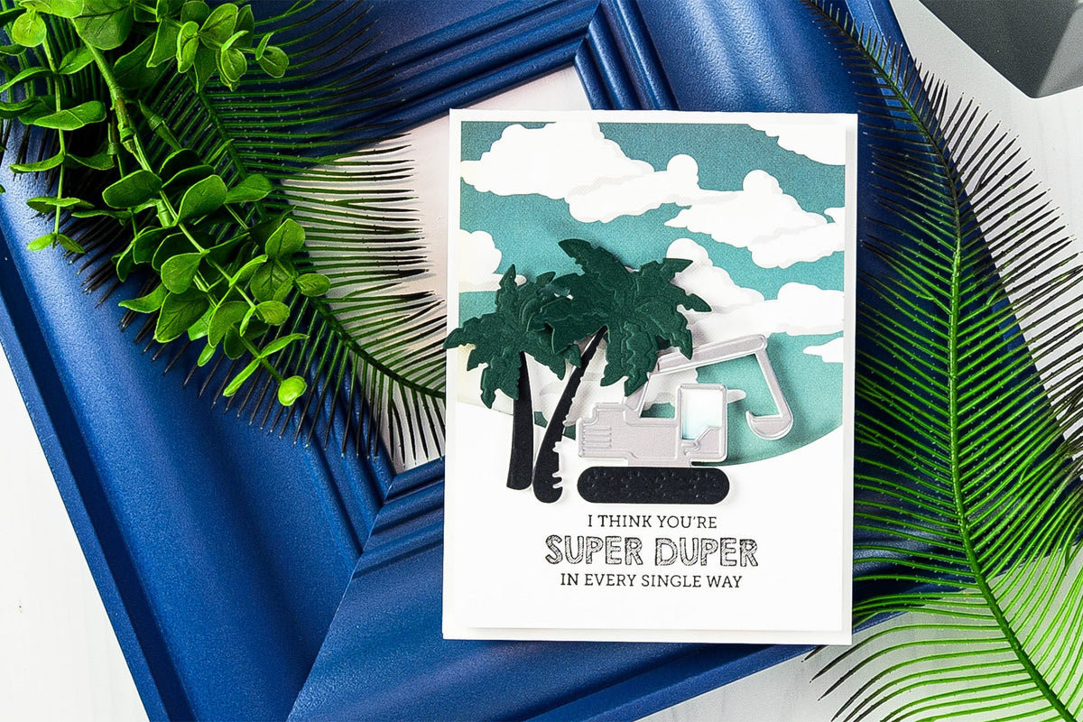 Cardmaking Inspiration | You Are Super Duper Card Featuring ​​Tractors​ Dies