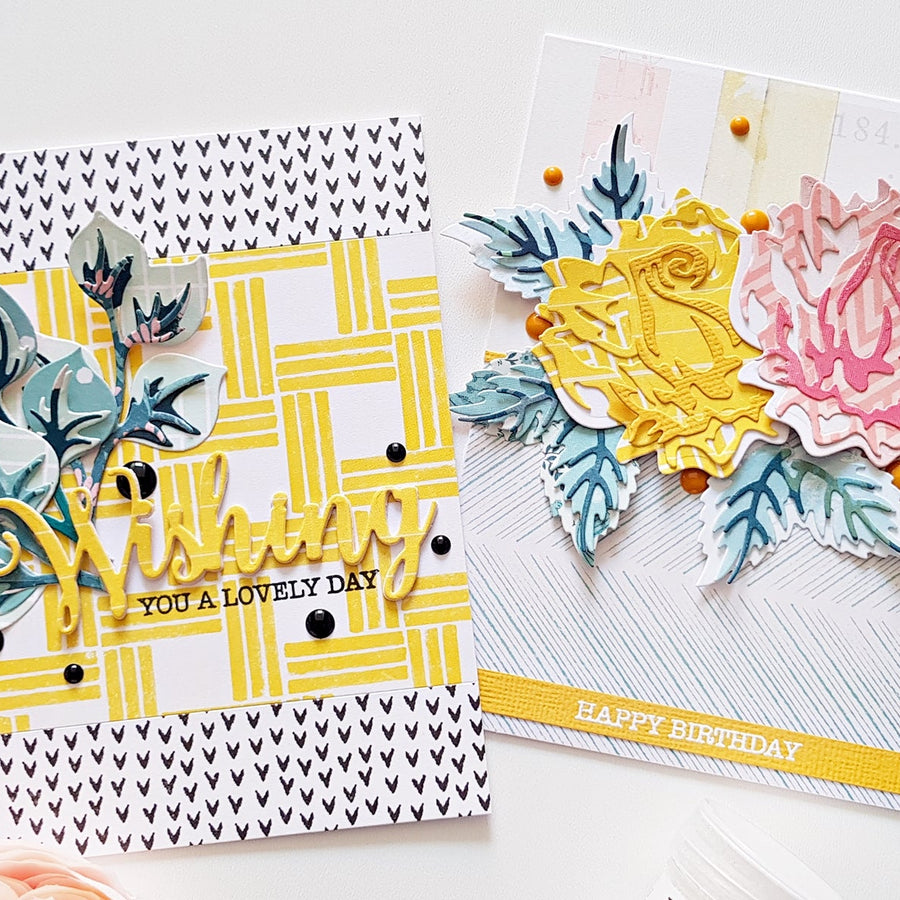 Exclusive Indie Collection Inspiration | Layered Rose Cards with Zsoka