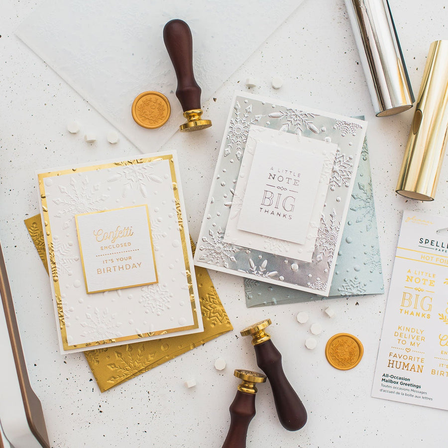 Metallic Embossed CAS Cards
