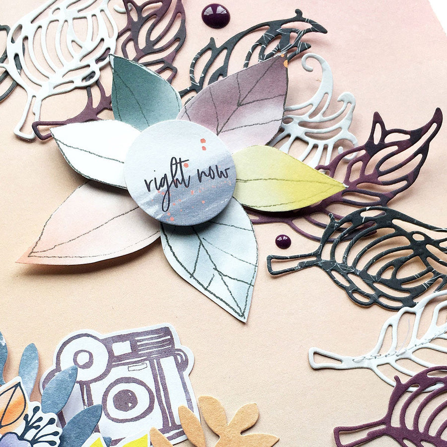 Jane Davenport Artomology | You Are Unique Mixed Media Layout with Enza Gudor
