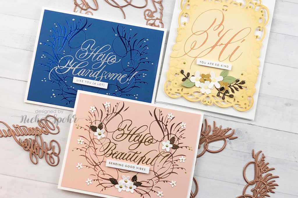 Video: PA Scribe by Paul Antonio Foiled Cards with Nichol Spohr