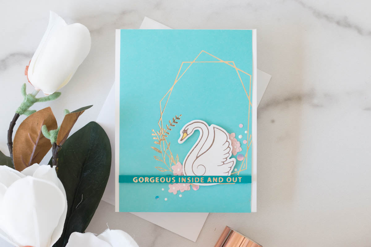 Becca Feeken Sweet Cardlets Collection – Glimmered Sweet Cardlets with Marie