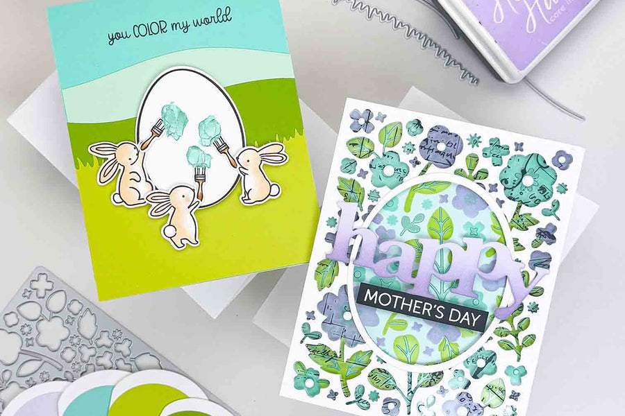 Layered & Textured Card Backgrounds with Hero Wax